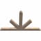 Ekena Millwork Saratoga Smooth Timber Gable Bracket, Douglas Fir, 72"W x 45"H x 3 1/2"D x 5 1/2"F, 15/12 Pitch GBW072X45X0406SAR00SDF - alternate 5